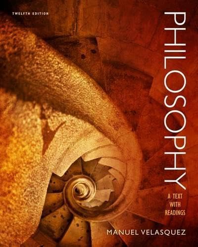کاور کتاب Philosophy: A Text With Readings 12th Edition