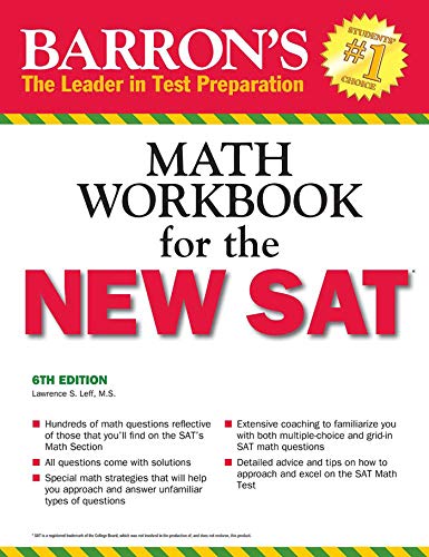 کاور کتاب Math Workbook for the NEW SAT (Barron's Sat Math Workbook)