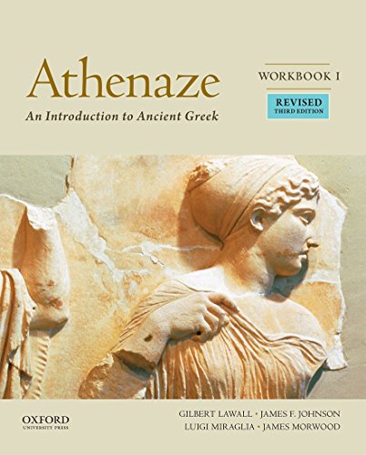 کاور کتاب Athenaze, Book I: An Introduction to Ancient Greek 3rd Edition
