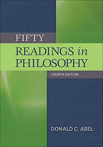 کاور کتاب Fifty Readings in Philosophy 4th Edition