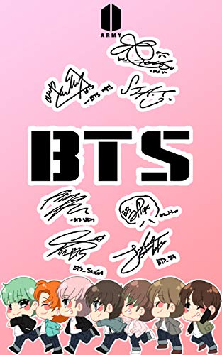 کاور کتاب BTS : Perfect lined paper 8.5 x 11 Notebook for for all k-poppers