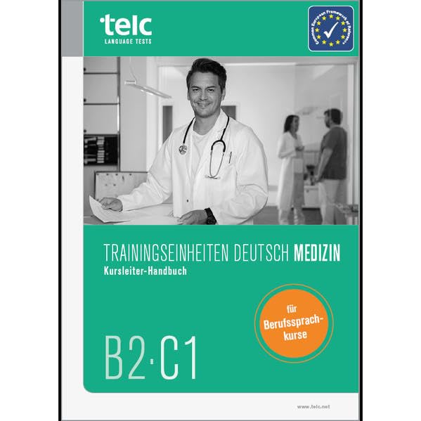 کاور کتاب Trainingseinheiten telc Deutsch B2·C1 Medizin: Kursleiter-Handbuch