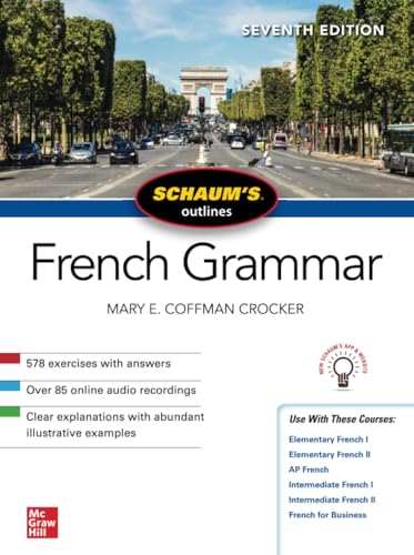 کاور کتاب Schaum's Outline of French Grammar, Seventh Edition (Schaum's Outlines) 7th Edition