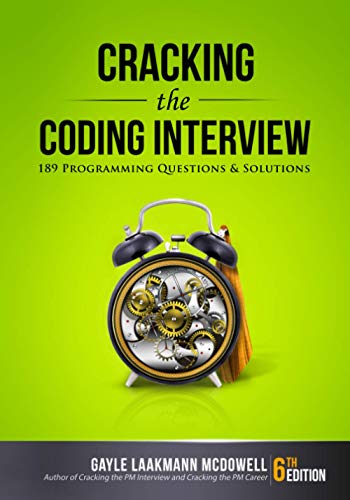کاور کتاب Cracking the Coding Interview: 189 Programming Questions and Solutions 6th Edition