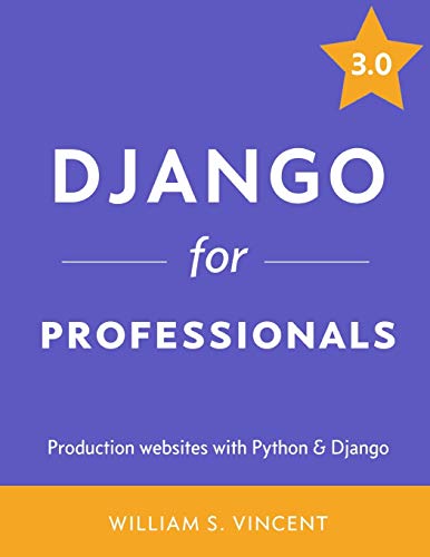 کاور کتاب django for professionals