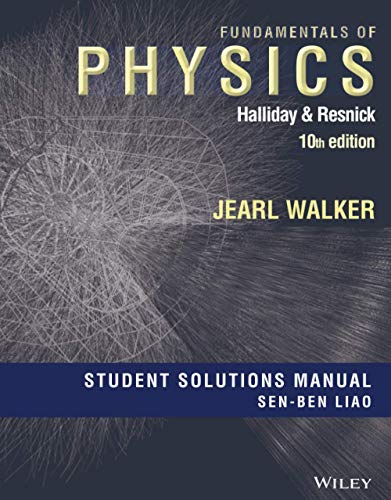 کاور کتاب Student Solutions Manual for Fundamentals of Physics, Tenth Edition