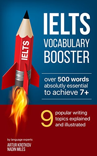 کاور کتاب IELTS Vocabulary Booster: Learn 500+ words for IELTS essay Kindle Edition