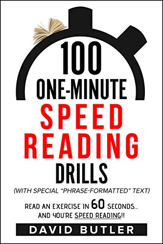کاور کتاب 100 One-Minute Speed Reading Drills: Read an Exercise in 60 Seconds, and You're Speed Reading!