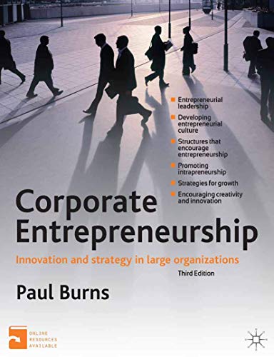 کاور کتاب Corporate Entrepreneurship: Entrepreneurship and Innovation in Large Organizations Third Edition, Revised Edition