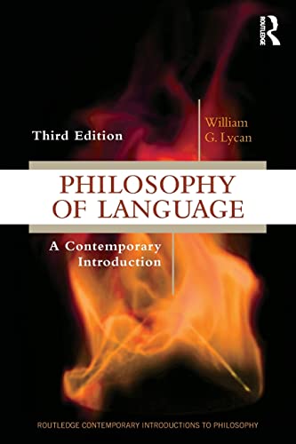 کاور کتاب Philosophy of Language: A Contemporary Introduction Paperback – Sept. 10 2018