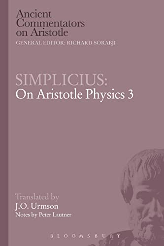 کاور کتاب Simplicius: On Aristotle Physics 3