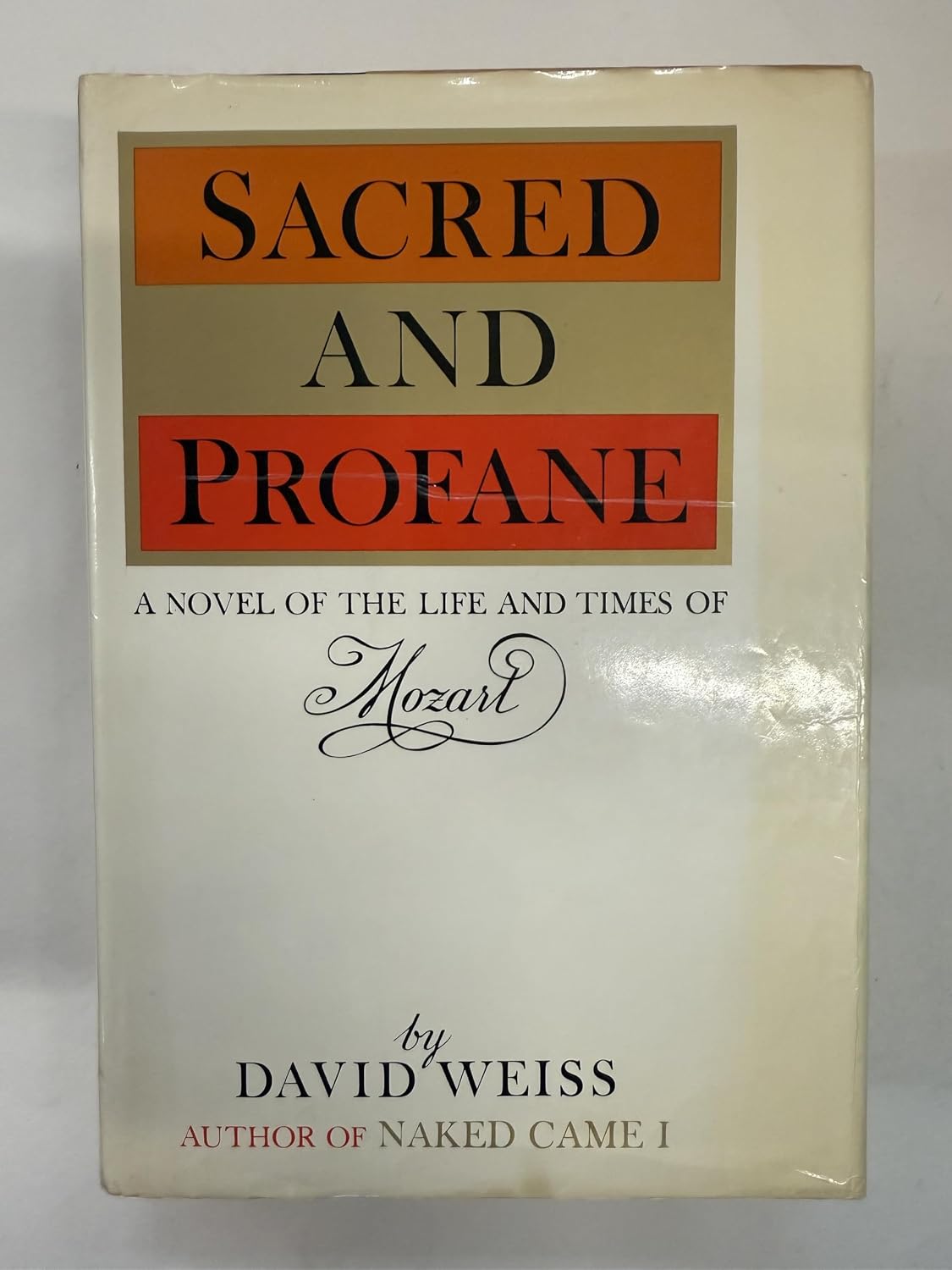 کاور کتاب sacred and profane
