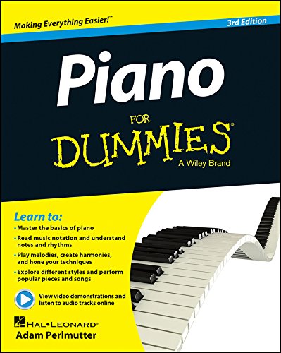 کاور کتاب Piano For Dummies 3rd Edition, Kindle Edition