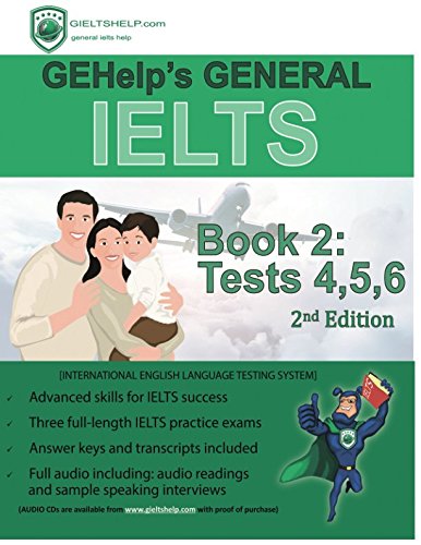 کاور کتاب GEHelp's General IELTS Book 2: Tests, 4,5,6 (Test Book)