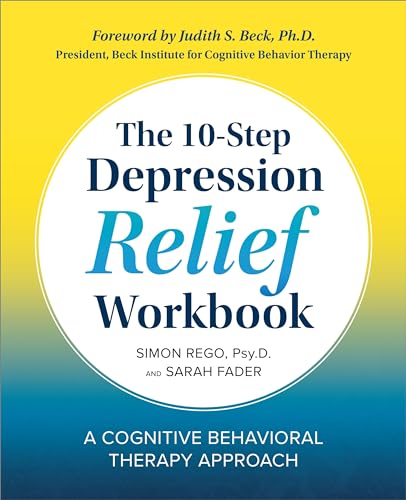 کاور کتاب The 10-Step Depression Relief Workbook: A Cognitive Behavioral Therapy Approach