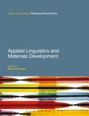 کاور کتاب Applied Linguistics and Materials Development