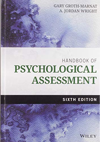 کاور کتاب Handbook of Psychological Assessment 6th Edition