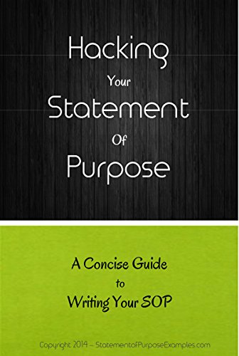کاور کتاب Hacking Your Statement of Purpose: A Concise Guide to Writing Your SOP