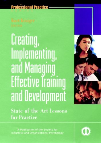 کاور کتاب Creating, Implementing, and Managing Effective Training and Development
