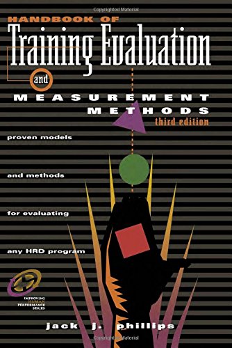 کاور کتاب hanbook of training measurement