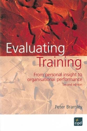 کاور کتاب evaluating training