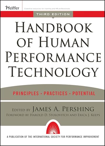 کاور کتاب handbook of human performance technology