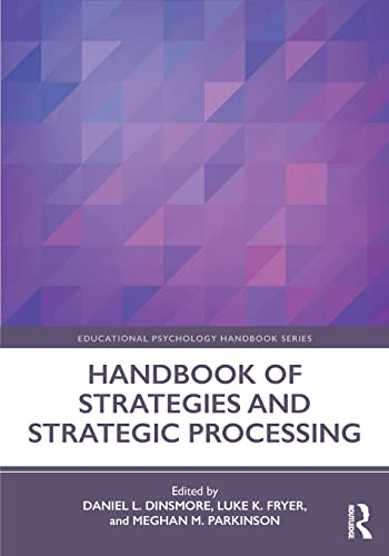 کاور کتاب Handbook of Strategies and Strategic Processing (Educational Psychology Handbook) 1st Edition