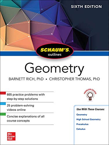 کاور کتاب Schaum's Outline of Geometry, Sixth Edition (Schaum's Outlines)