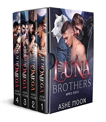 کاور کتاب The Luna Brothers - Complete Mpreg Series Bundle Kindle Edition