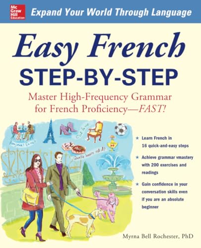 کاور کتاب Easy French Step-by-Step 1st Edition