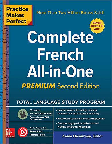 کاور کتاب Practice Makes Perfect: Complete French All-in-One, Premium Second Edition 2nd Edition
