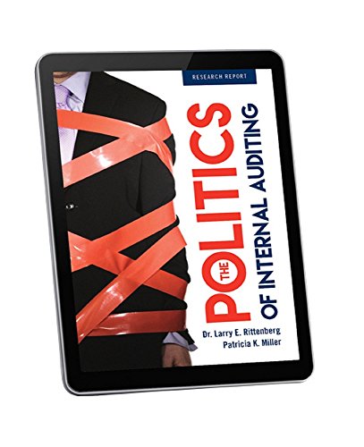 کاور کتاب Politics of Internal Auditing