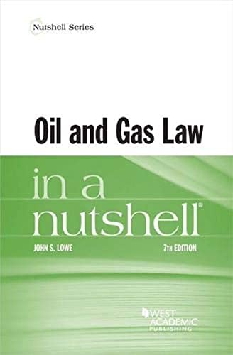کاور کتاب Oil and Gas Law in a Nutshell