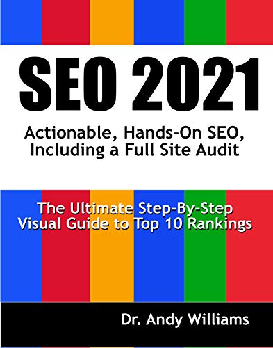 کاور کتاب SEO 2021: Actionable, Hands-on SEO, Including a Full Site Audit (Webmaster Series) Kindle Edition