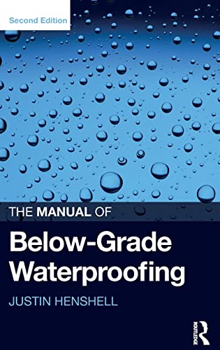 کاور کتاب the manual of below-graded waterproofing