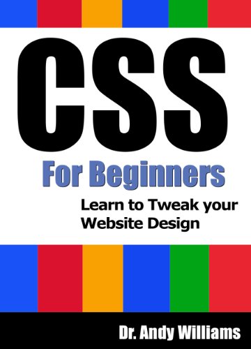 کاور کتاب CSS :: CSS for Beginners: Learn to Tweak Your Website Design (Webmaster Series) Kindle Edition