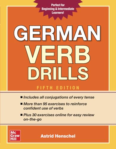 کاور کتاب German Verb Drills, Fifth Edition 5th Edition
