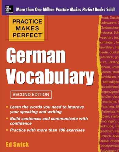 کاور کتاب Practice Makes Perfect German Vocabulary (Practice Makes Perfect Series) 2nd Edition
