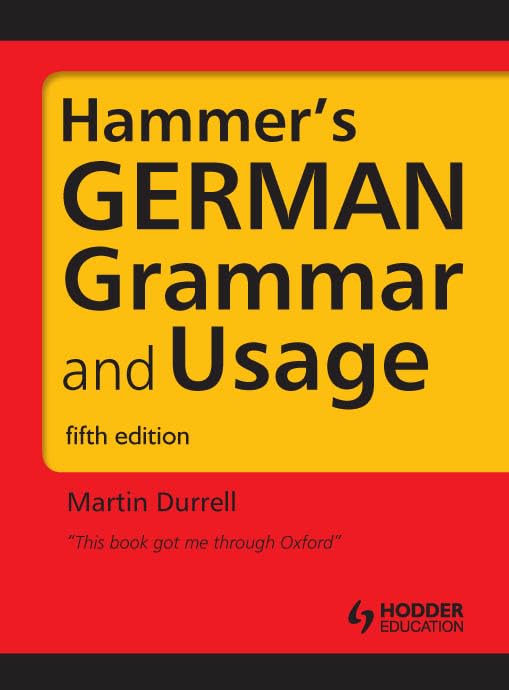 کاور کتاب Hammer's German Grammar and Usage 5th Edition