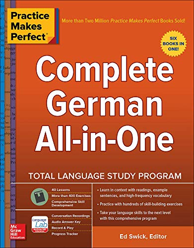 کاور کتاب Practice Makes Perfect: Complete German All-in-One 1st Edition