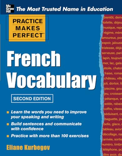 کاور کتاب Practice Make Perfect French Vocabulary (Practice Makes Perfect Series) 2nd Edition
