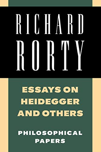 کاور کتاب Essays on Heidegger and Others: Philosophical Papers, Volume 2