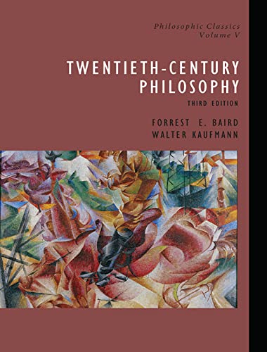 کاور کتاب Philosophic Classics, Volume V: 20th-Century Philosophy 3rd Edition