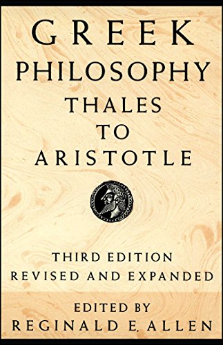 کاور کتاب Greek Philosophy: Thales to Aristotle (Readings in the History of Philosophy) Paperback – October 14, 1991