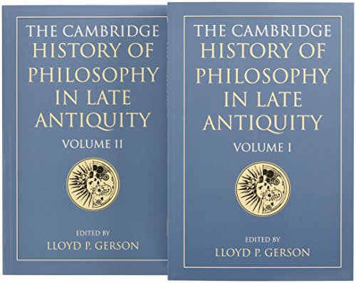 کاور کتاب The Cambridge History of Philosophy in Late Antiquity 2 Volume Paperback Set Reprint Edition