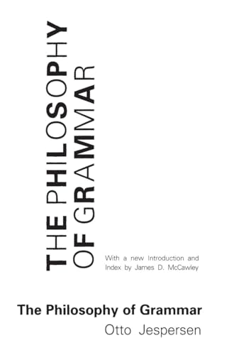 کاور کتاب The Philosophy of Grammar New edition
