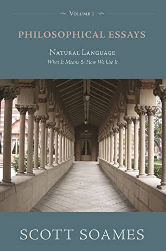 کاور کتاب Philosophical Essays, Volume 1: Natural Language: What It Means and How We Use It 1st Edition