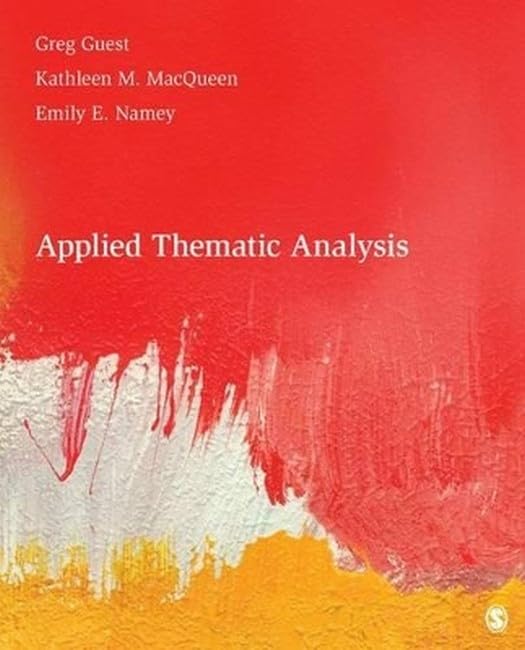 کاور کتاب Applied thematic analysis