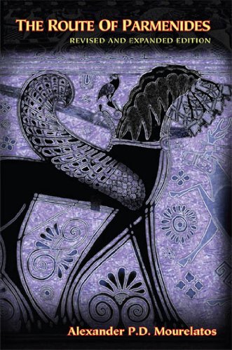 کاور کتاب The Route of Parmenides: A New Revised Edition with a New Introduction, Three Additional Essays and a Previously Unpublished Paper by Gregory Vlastos. 2nd Edition
