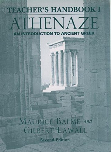 کاور کتاب Teacher's Handbook for Athenaze: An Introduction to Ancient Greek 2nd Edition